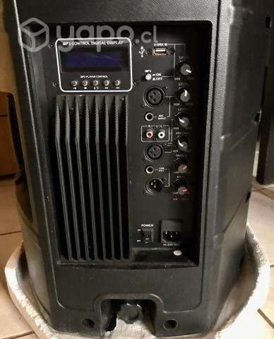 Amplificador Microlab modelo 4543 y micrófonos VHF - Imagen 3