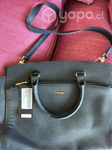 Cartera prune negra - Imagen 2