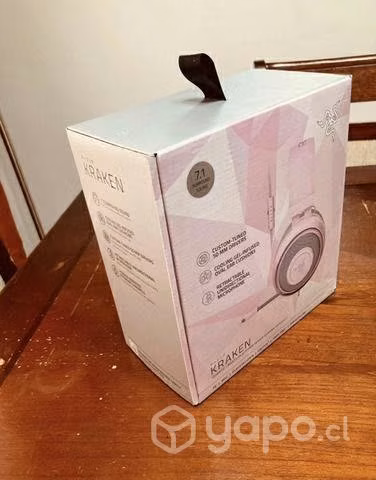 Audífonos Gamer Razer Kraken Quarz Pink