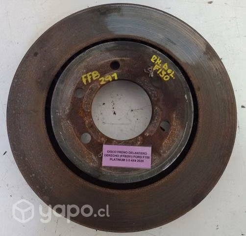 Disco Freno Delantero Derecho (FFB291) Ford F150
