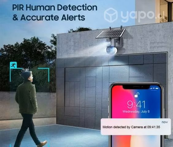 Última cámara de vigilancia sustema solar wifi