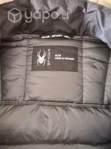 Parka spyder hombre talla m, negra - Imagen 3