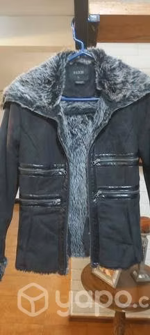Chaqueta cuero gamuza