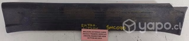 Moldura Ext Cubre Zocalo Tras der (SNC076) Nw Acty