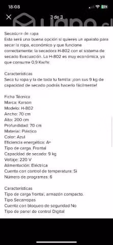Secadora portátil