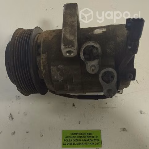 Compresor Aire Acond Detalle Polea (MZB165) Mazda