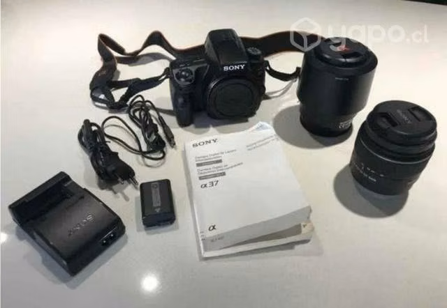 Camara profesional Sony alpha