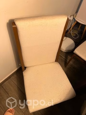 Comedor Lorenzini rectangular 6 sillas usado - Imagen 5