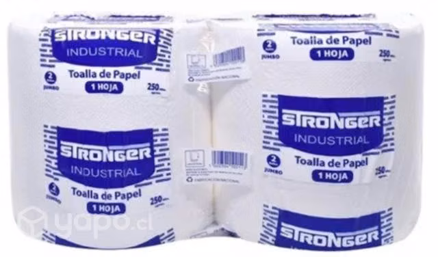 Papel toalla Stronger 2x250 mts