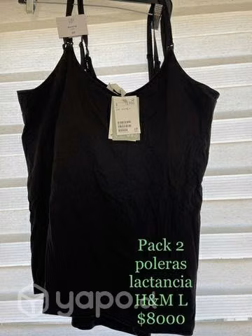 Polera a Lactancia Talla L H&M