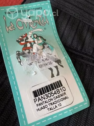 Pantalón de huaso tradicional. Niño
