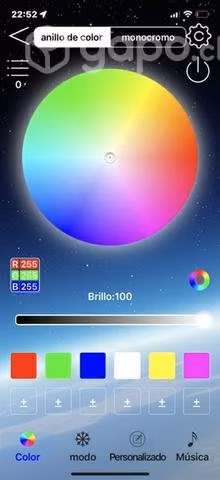 Tira led rgb tres metros usb bluetooth - Imagen 3