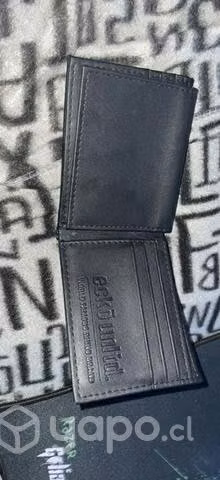 Billetera cuero negro - Imagen 2