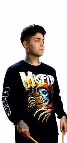 Polera iron maiden lad manga larga // lucy rock