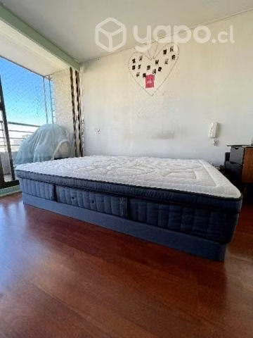 Cama Europea Cic Super Premium 2 Plazas + Sábanas