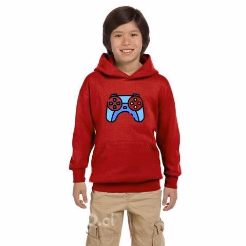 Poleron Canguro Niños/Jóvenes Control Nintendo - Imagen 2