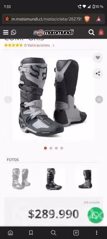 Botas Fox Comp
