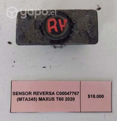 Sensor Reversa (MTA345) Maxus T60 2020