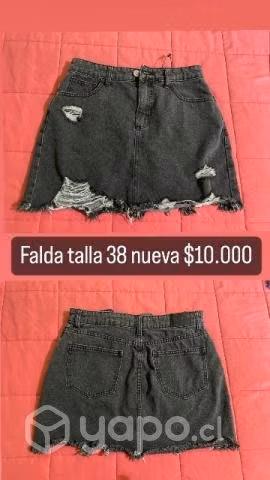 Faldas, vestido y crop talla M y 38 - Imagen 2