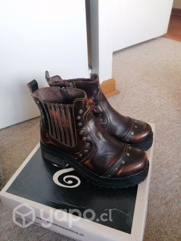 Botines cuero exótica - Imagen 4