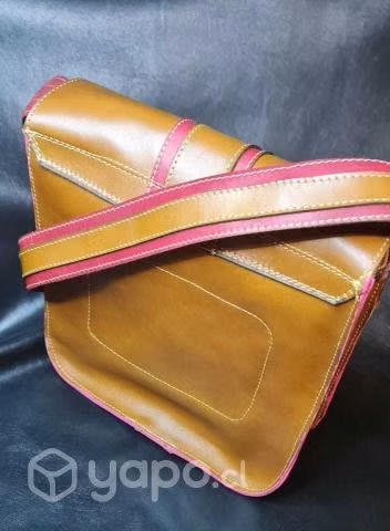 Bolso de cuero de verdad