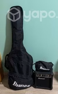Pack Guitarra eléctrica ibanez Black Night