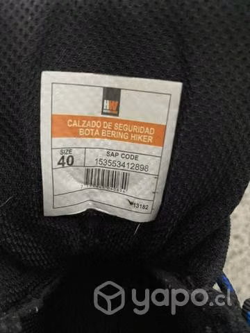 Botines de seguridad muevo a número 40 marca HW