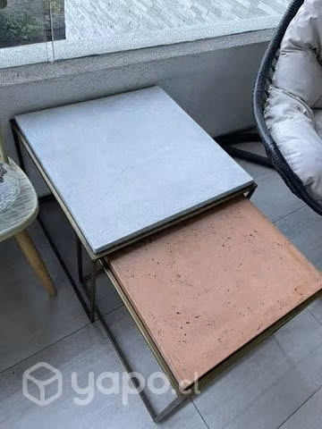 Mesa centro nido terrazo Amoblé