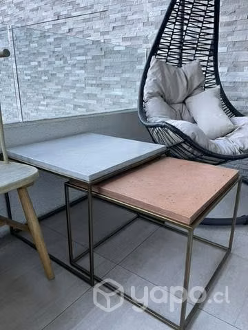Mesa centro nido terrazo Amoblé