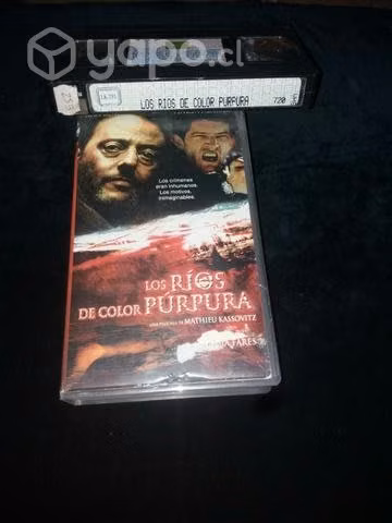 Película Los ríos de color púrpura vhs