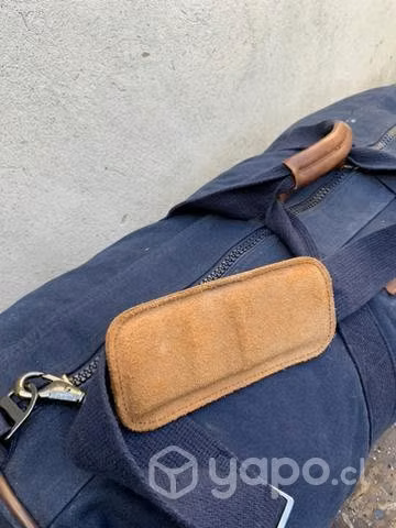 Bolso Duffel navy canvas Land ends - Imagen 5