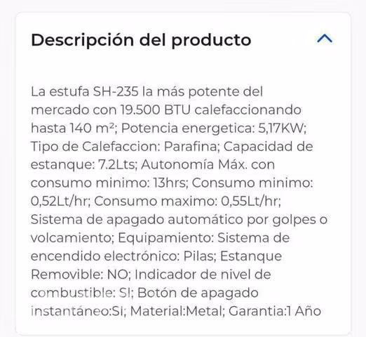 Estufa a mecha SH-235 SUMOHEAT