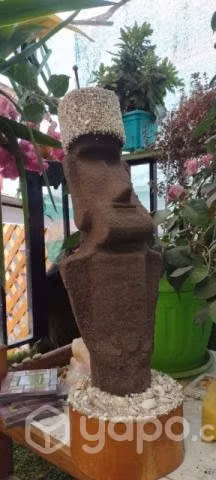 Hermosos Moai artesanales - Imagen 2