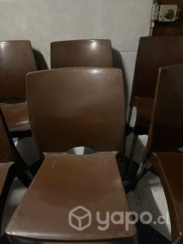 Lote de 10 sillas excelente estado