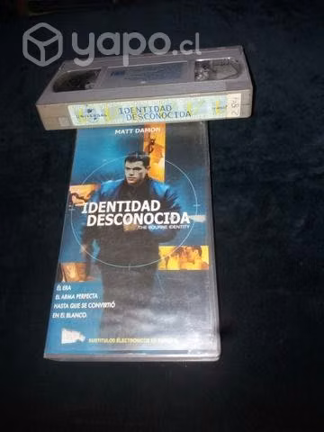 Película Identidad desconocida vhs