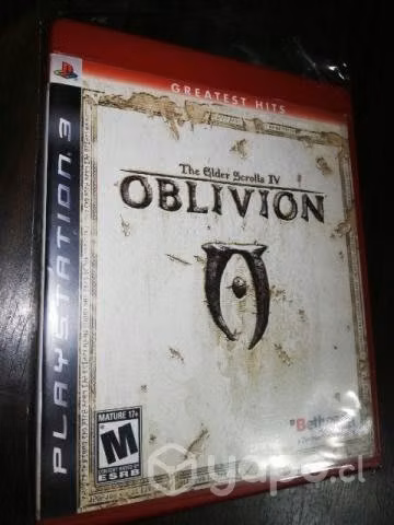 OBLIVION. ELDER SCROLLS IV.. PS3. Greatest hits.