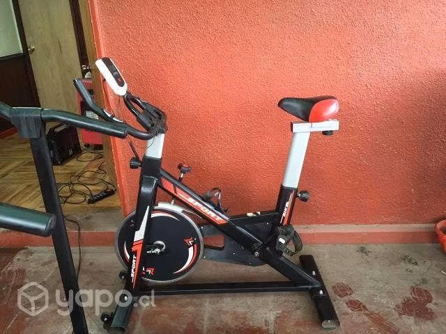 Bicicleta spinning y Trotadora