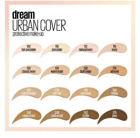 Base de Maquillaje Dream Urban Cover Maybelline - Imagen 2