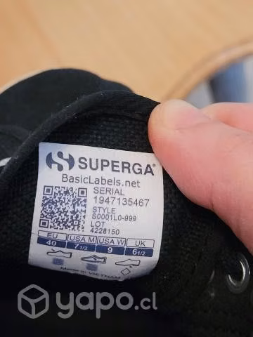 Superga mujer negras