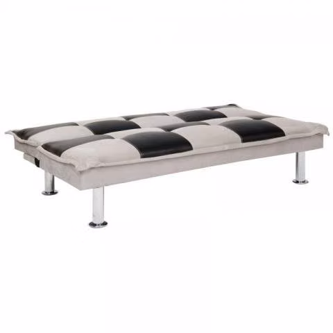 Futón gris negro 1.83 mts - Imagen 2