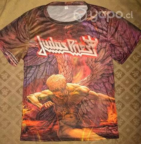 Pack de poleras de Metallica y Judas Priest nuevas