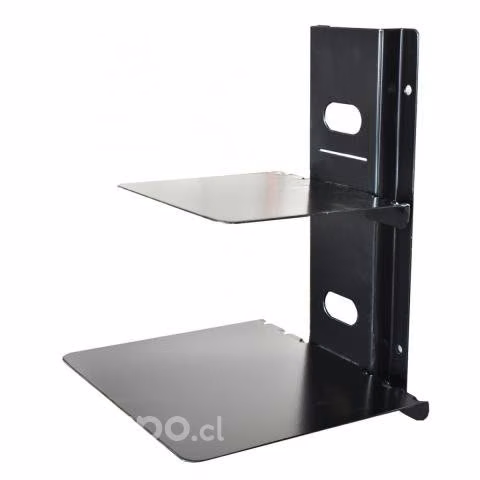 Soporte doble para blu-ray, dvd, deco. metalico, n