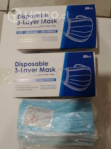Mascarillas adulto celestn