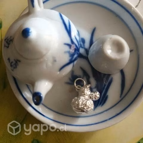 Colgante plata de ley 925 diseño calabaza calada - Imagen 3