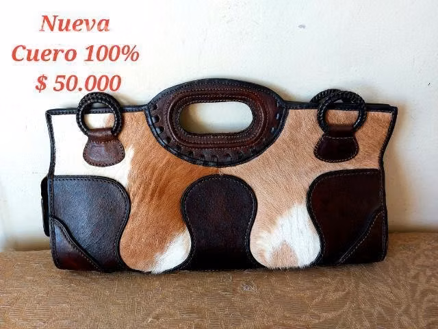 Cartera Cuero 100%