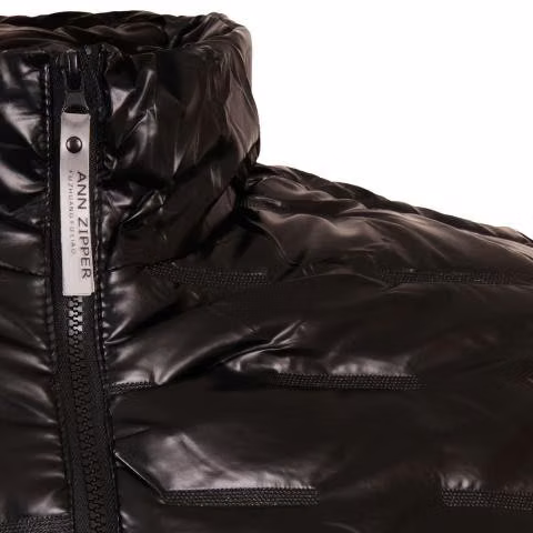 Parka L Negra de Hombre Versátil y Moderna 6015