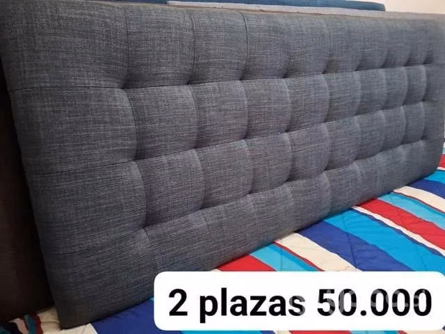 Respaldos  2 plaza
