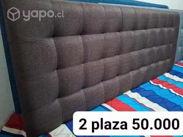 Respaldos  2 plaza