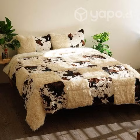Cobertor Cubrecama Con Chiporro 2 Plazas Diseños V