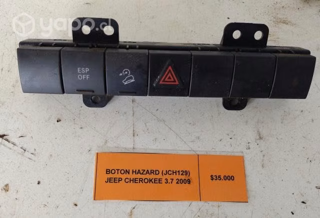 Boton Hazard (JCH129) Jeep Cherokee 3.7 2009
